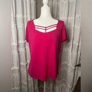 White Birch magenta size medium top